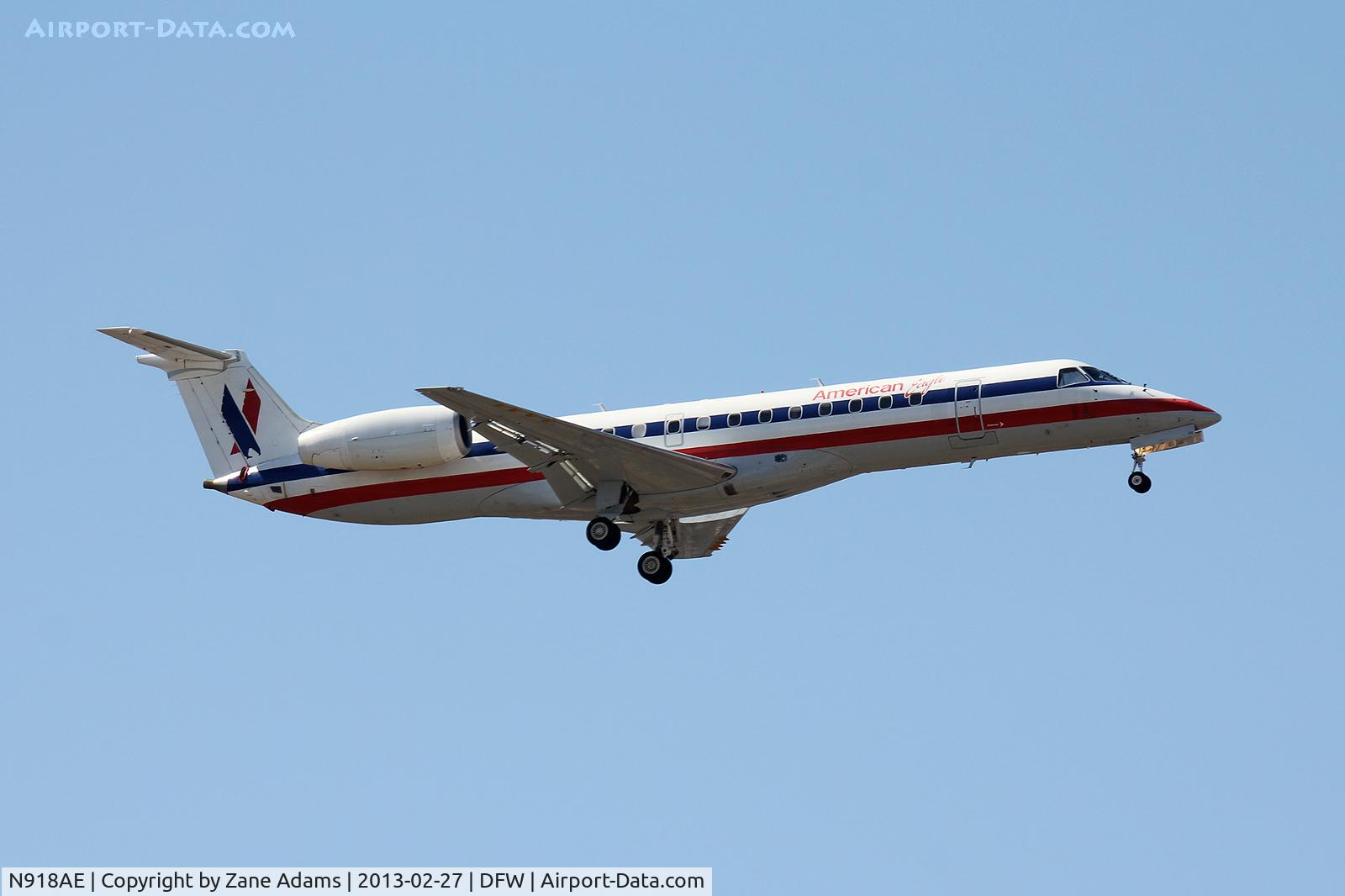 N918AE, 2005 Embraer ERJ-145LR (EMB-145LR) C/N 14500902, American Eagle at DFW Airport
