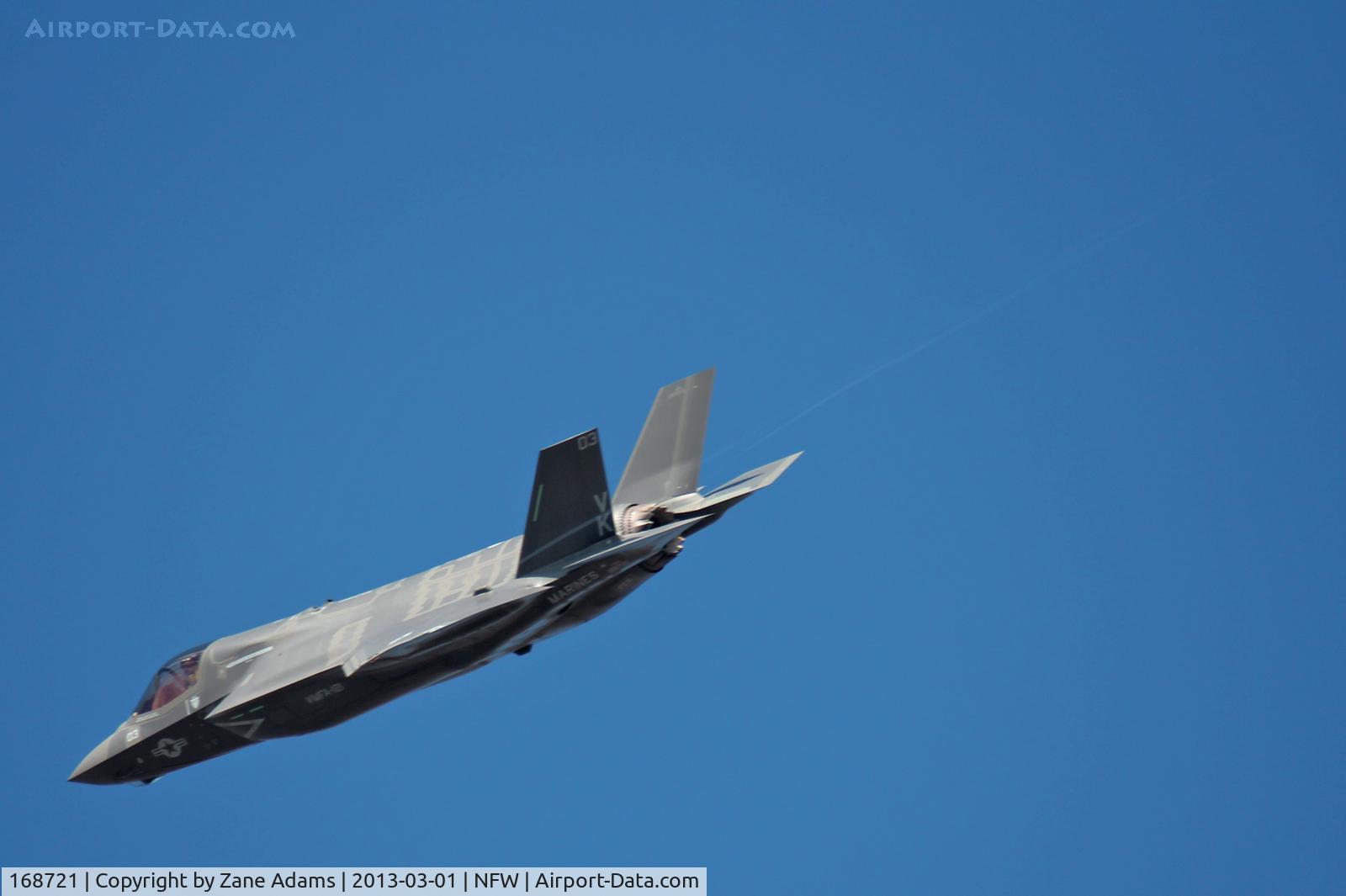 168721, 2012 Lockheed Martin F-35B Lightning II C/N BF-23, F-35B test flight at NAS Fort Worth