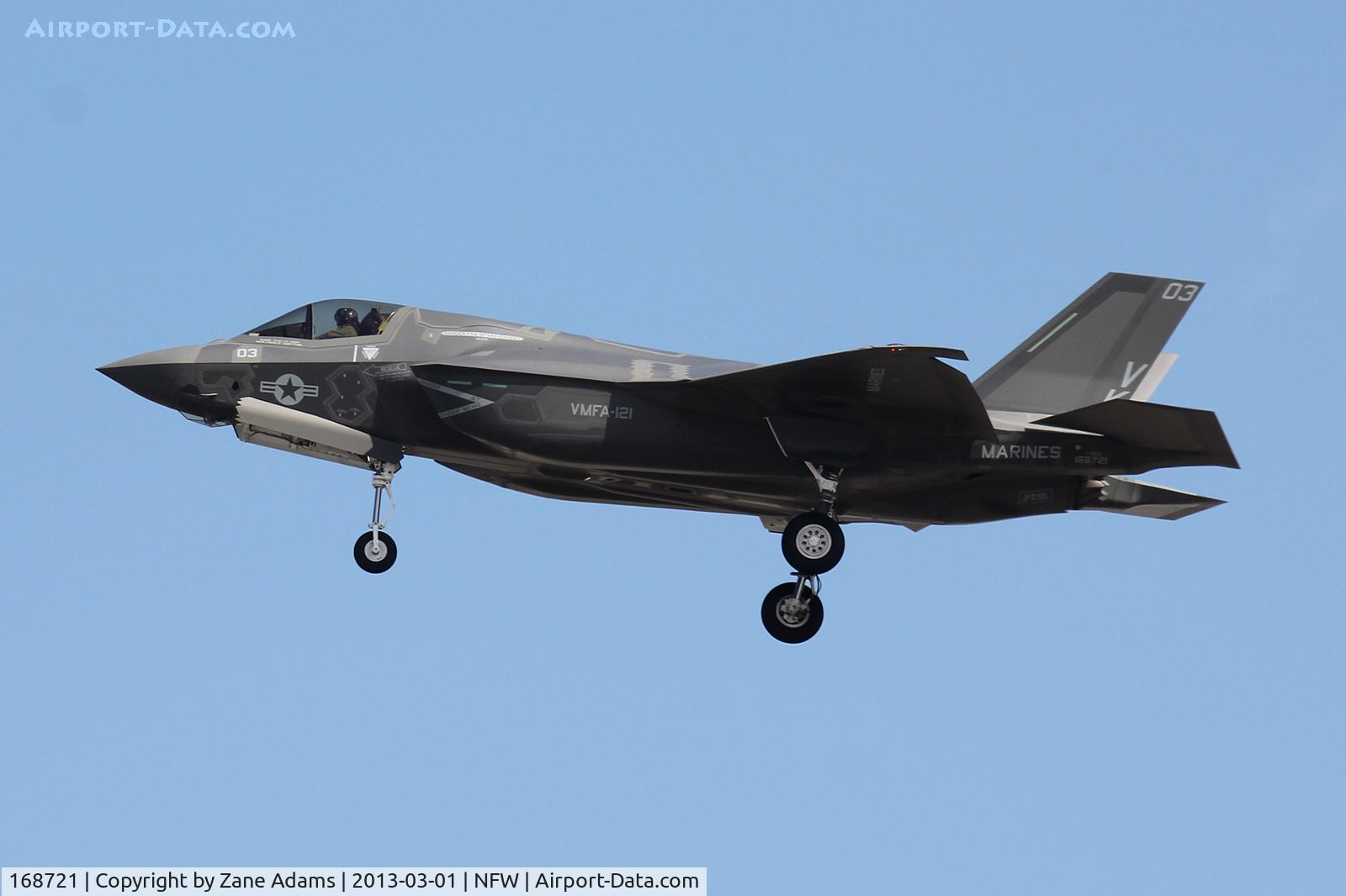 168721, 2012 Lockheed Martin F-35B Lightning II C/N BF-23, F-35B test flight at NAS Fort Worth