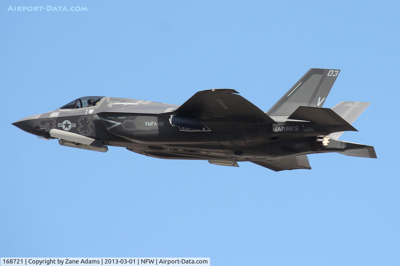 168721, 2012 Lockheed Martin F-35B Lightning II C/N BF-23, F-35B test flight at NAS Fort Worth