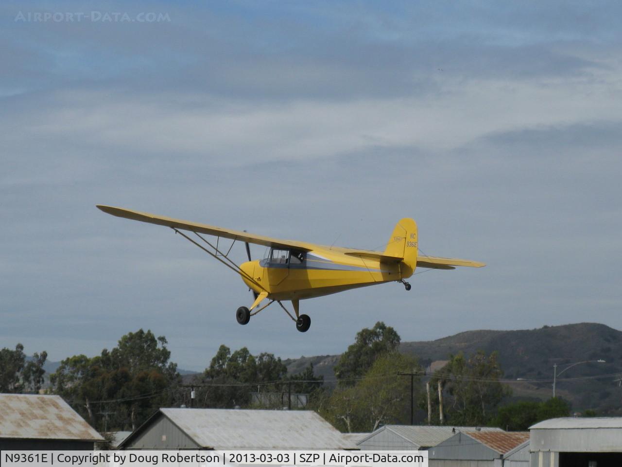 N9361E, 1946 Aeronca 11AC Chief C/N 11AC-999, 1946 Aeronca 11AC CHIEF, Continental C65 65 Hp, on final Rwy 22