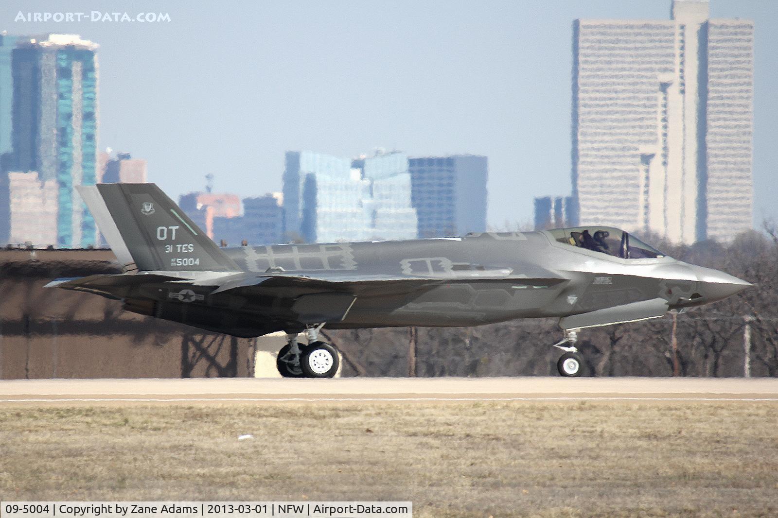 09-5004, 2009 Lockheed Martin F-35A Lightning II C/N AF-17, F-35A test flight at NAS Fort Worth