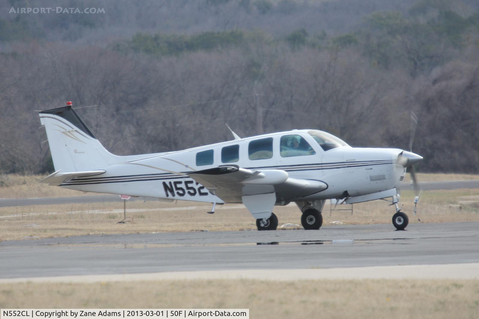 N552CL, 1986 Beech A36 Bonanza 36 C/N E2336, At Bourland Field - Fort Worth, TX