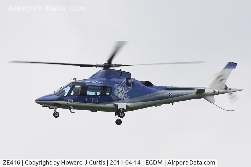 ZE416, 2004 Agusta A-109E Power C/N 11173, Empire Test Pilots' School