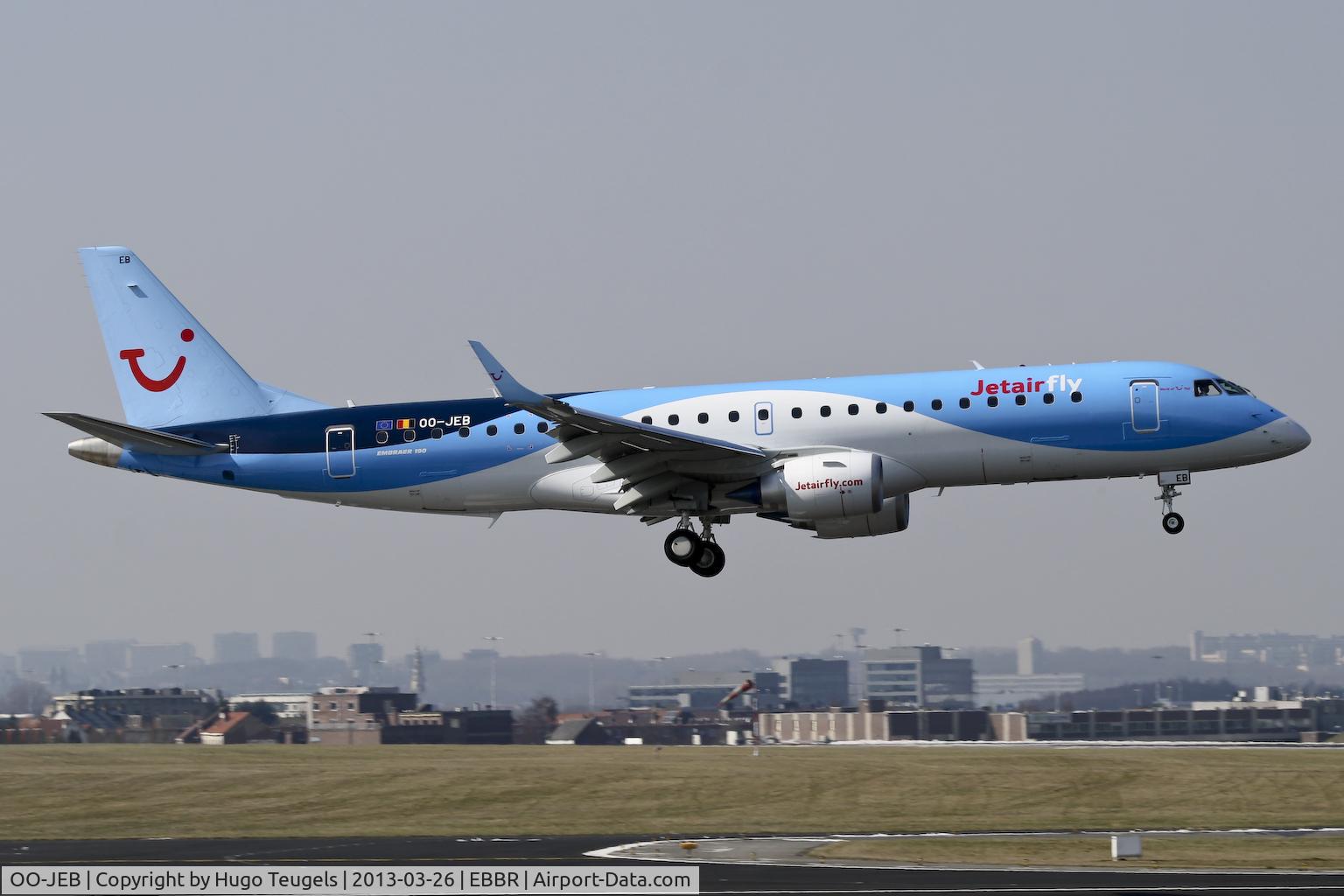 OO-JEB, 2013 Embraer 190STD (ERJ-190-100STD) C/N 19000607, new on database