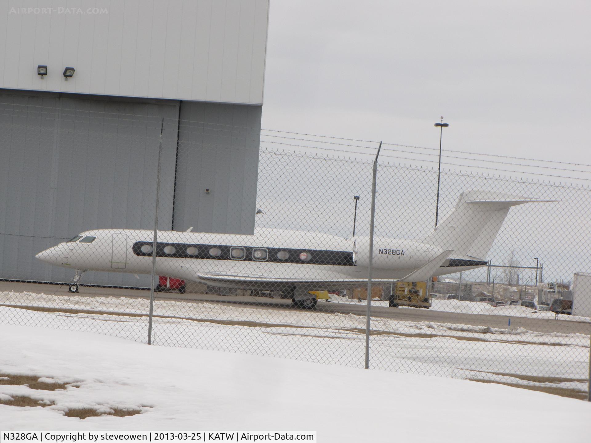 N328GA, Gulfstream Aerospace G-VI C/N 6028, at Gulfstream Factory at KATW