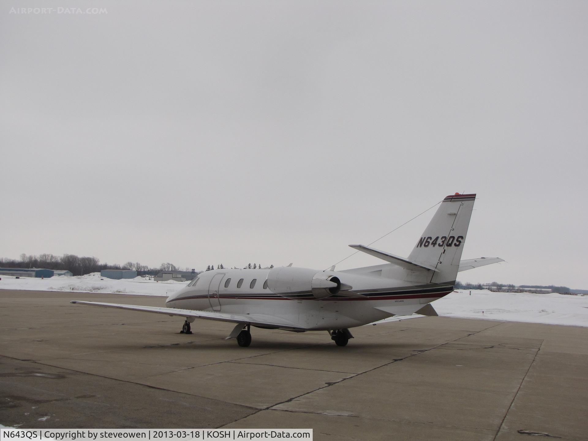 N643QS, 2005 Cessna 560XL C/N 560-5588, Orion FBO Ramp