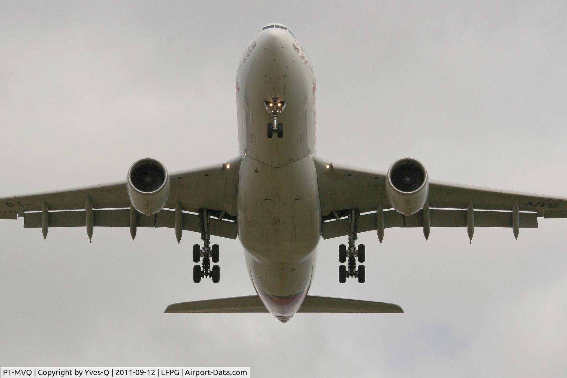 PT-MVQ, 2008 Airbus A330-223 C/N 968, Airbus A330-223, TAM, Roissy Charles De Gaulle Airport (LFPG-CDG)