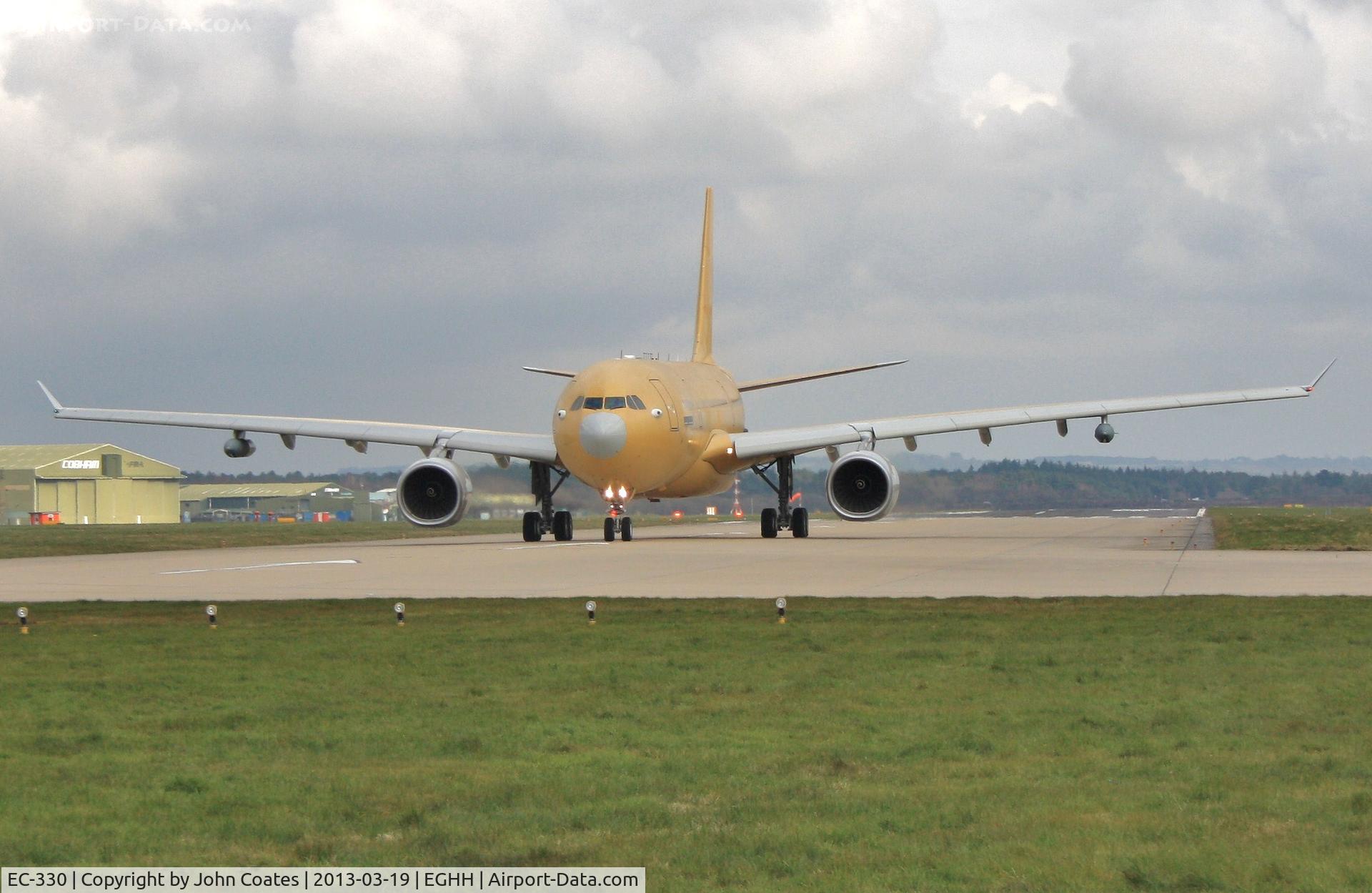 EC-330, 2011 Airbus KC3 Voyager (A330-243MRTT) C/N 1275, Backtracking 08 for brake tests..now showing serial MRTT-019