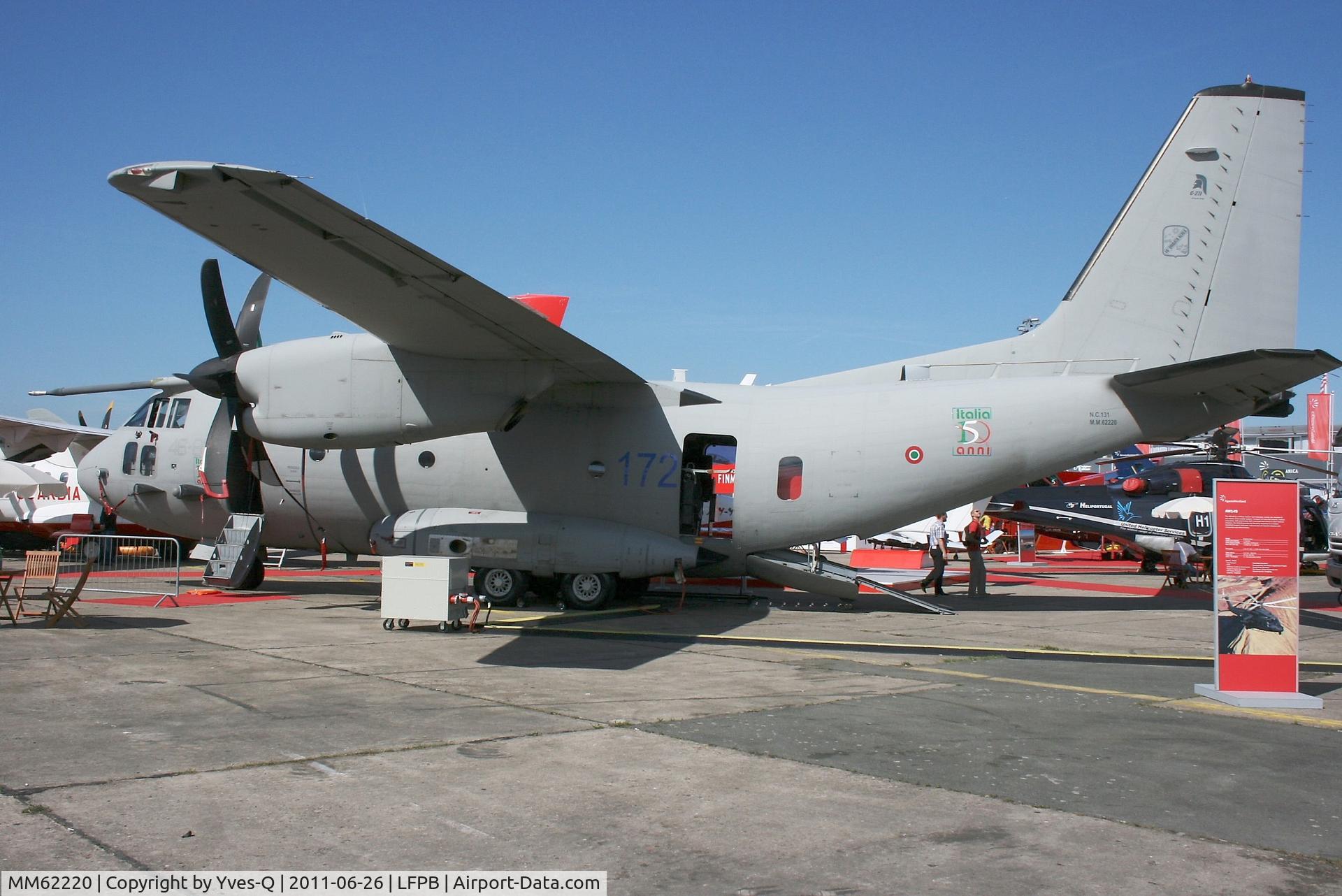 MM62220, Alenia MC-27J Praetorian C/N 131, Finmecanicca Alenia C-27 J Spartan, Paris Le Bourget  Static Display(LFPB-LBG) Air show 2011