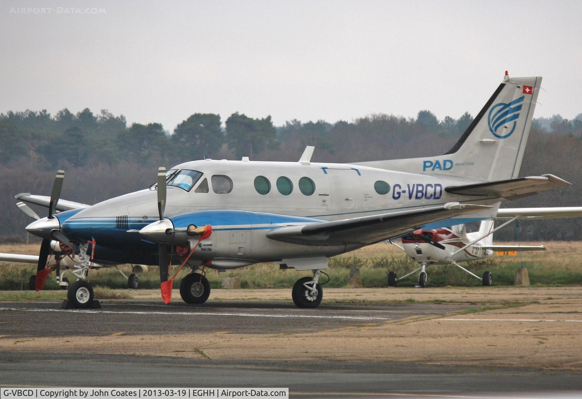 G-VBCD, 1981 Beech C90 King Air C/N LJ-972, Just re-reg'd from HB-GJH