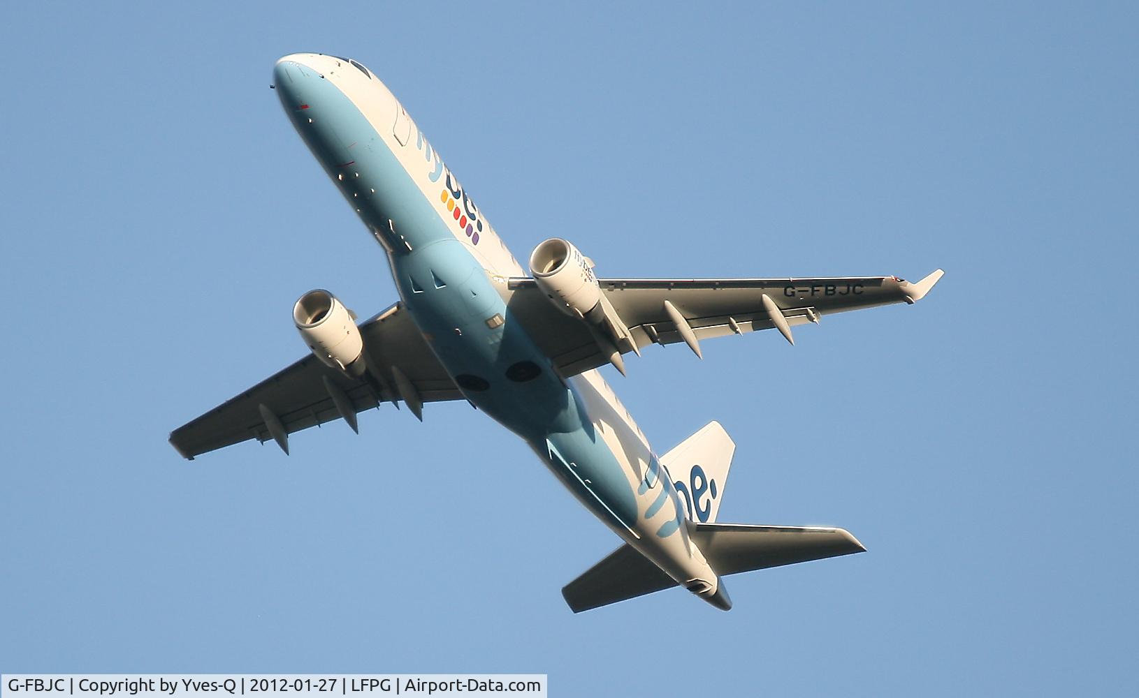 G-FBJC, 2011 Embraer 175STD (ERJ-170-200) C/N 17000328, Embraer 175STD, FlyBe, Roissy Charles De Gaulle Airport (LFPG - CDG)