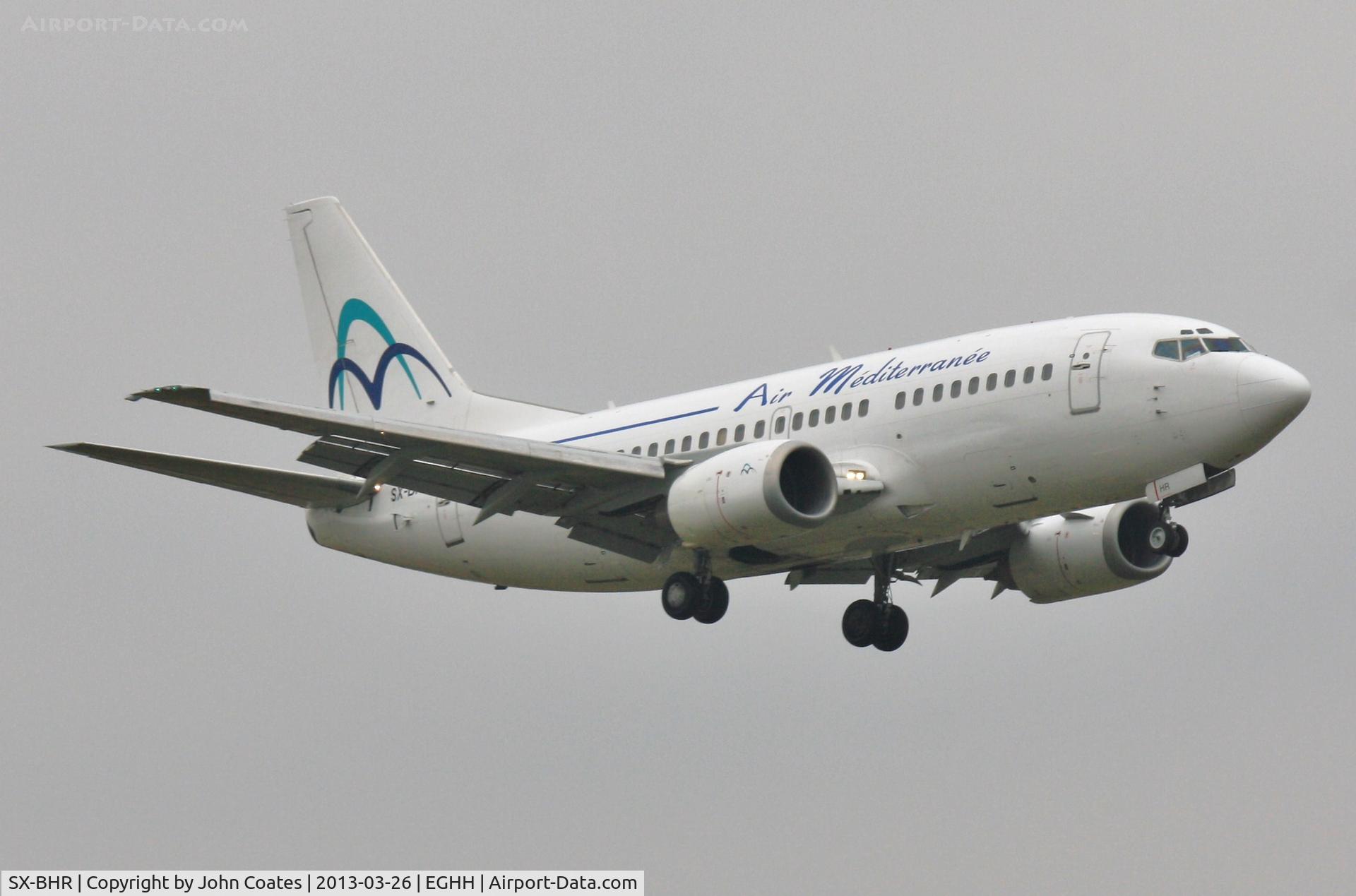 SX-BHR, 1998 Boeing 737-5L9 C/N 29234, Arriving for service
