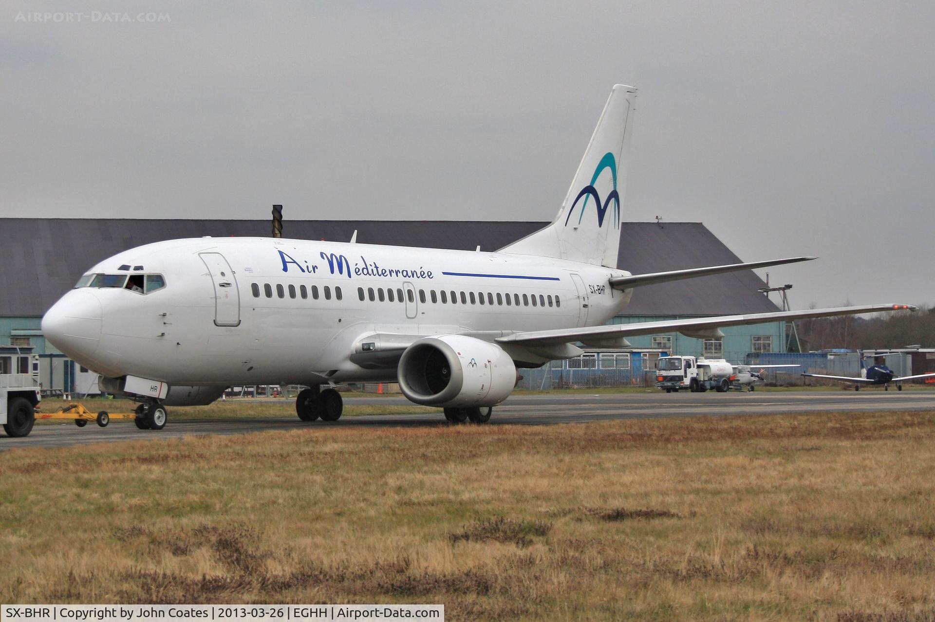 SX-BHR, 1998 Boeing 737-5L9 C/N 29234, Being towed to European for service