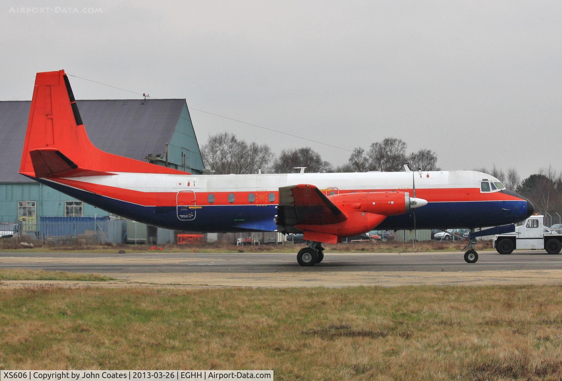 XS606, 1966 Hawker Siddeley HS-780 Andover C1 C/N Set 13/BN1, Actually now ex XS606 currently unregistered.
Engine running in preparation for transfer to UN in Kenya
