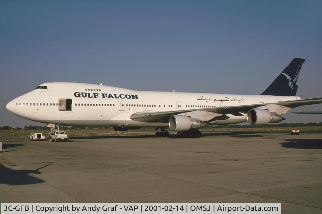 3C-GFB, 1974 Boeing 747-136 C/N 20953, Gulf Falcon 747-100