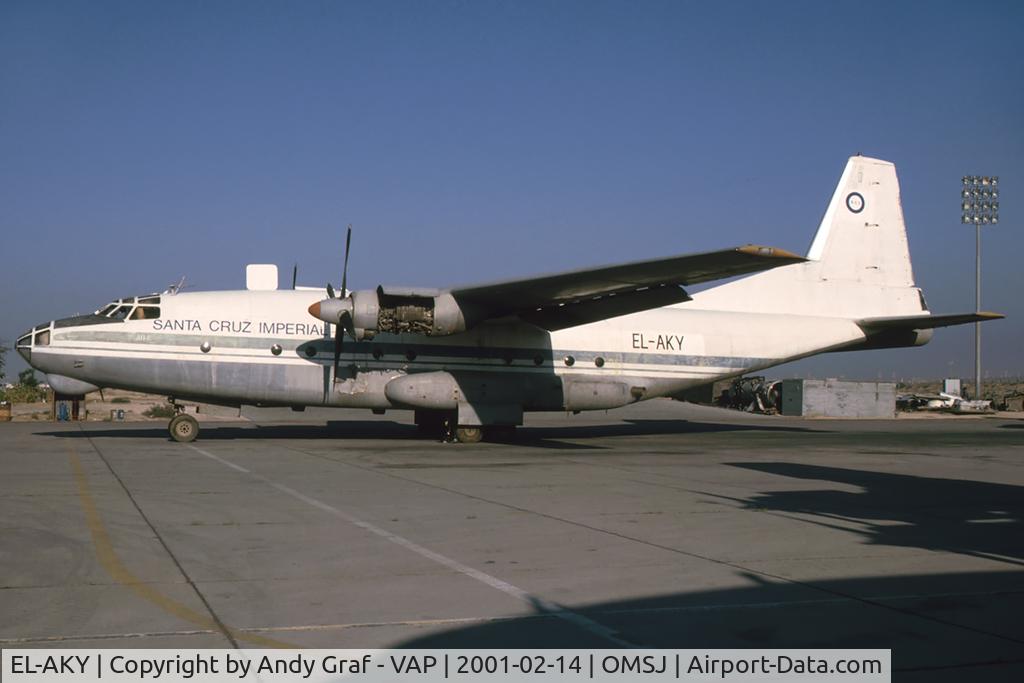 EL-AKY, 1968 Antonov An-12BK C/N 8346010, Santa Cruz Imperial AN8