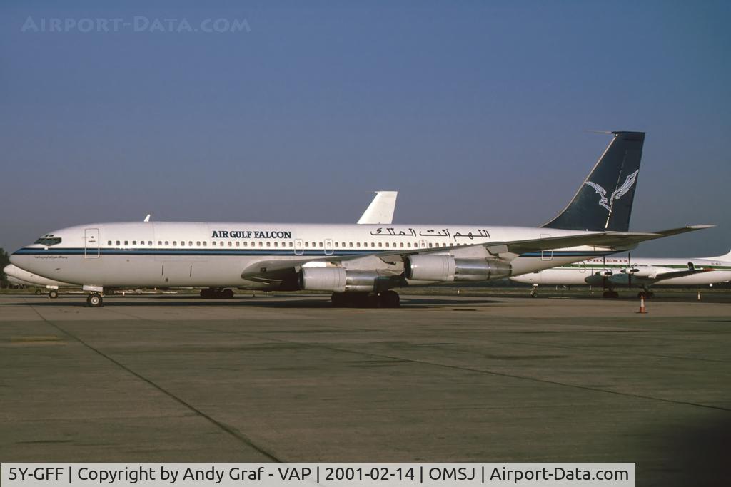 5Y-GFF, 1968 Boeing 707-307C C/N 19999, Gulf Falcon 707-300