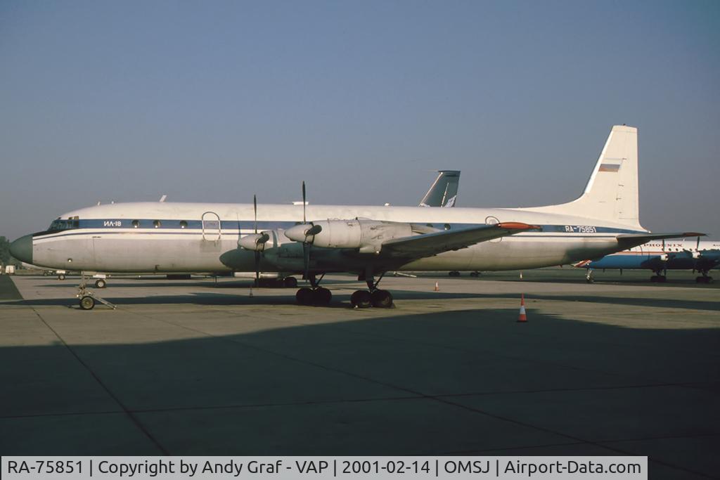 RA-75851, Ilyushin Il-18Gr C/N 182005501, Ilyushin 18