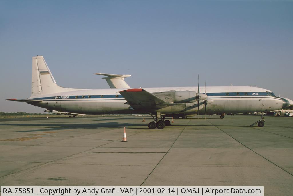 RA-75851, Ilyushin Il-18Gr C/N 182005501, Ilyushin 18