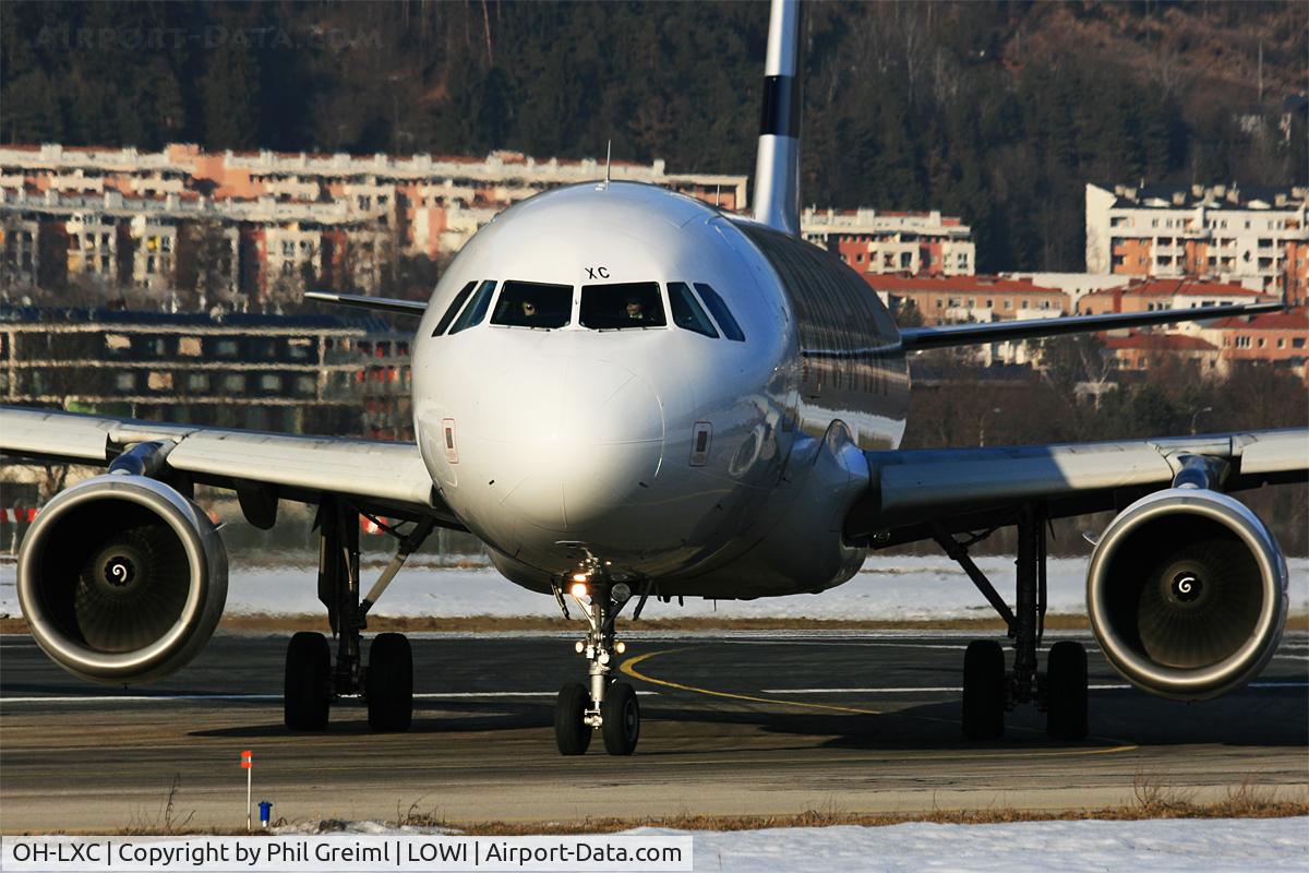 OH-LXC, 2001 Airbus A320-214 C/N 1544, Taken at INN