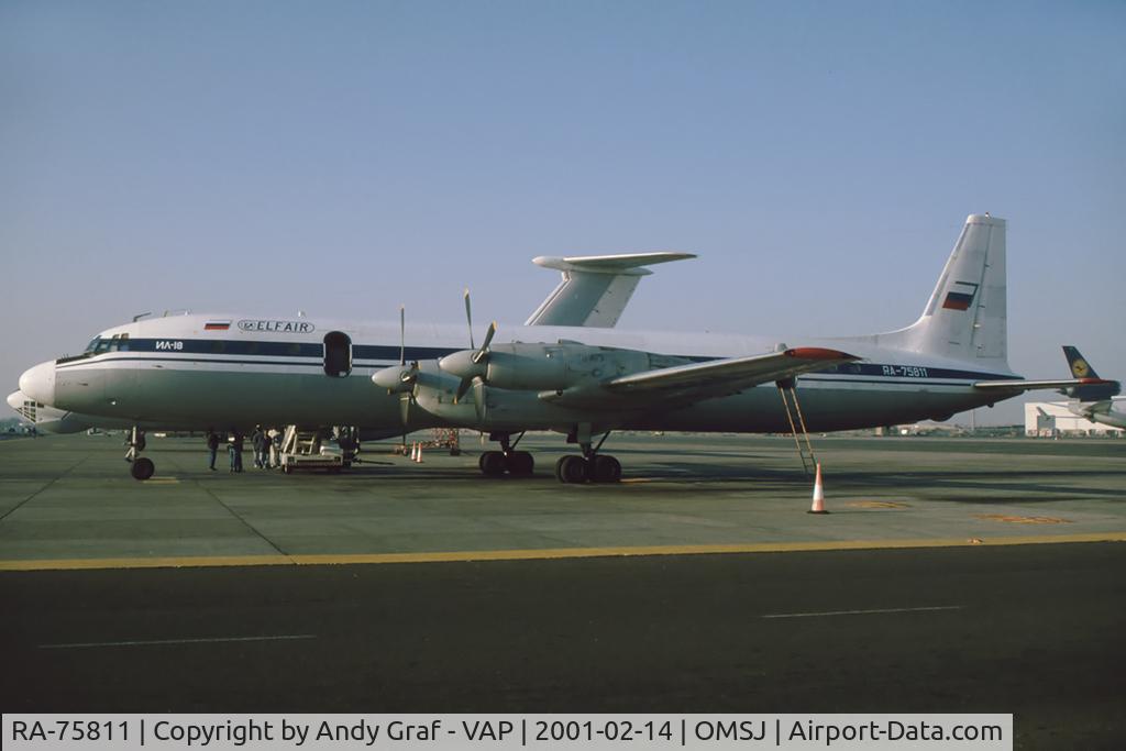 RA-75811, Ilyushin Il-18 C/N 182004504, Elf Air IL18