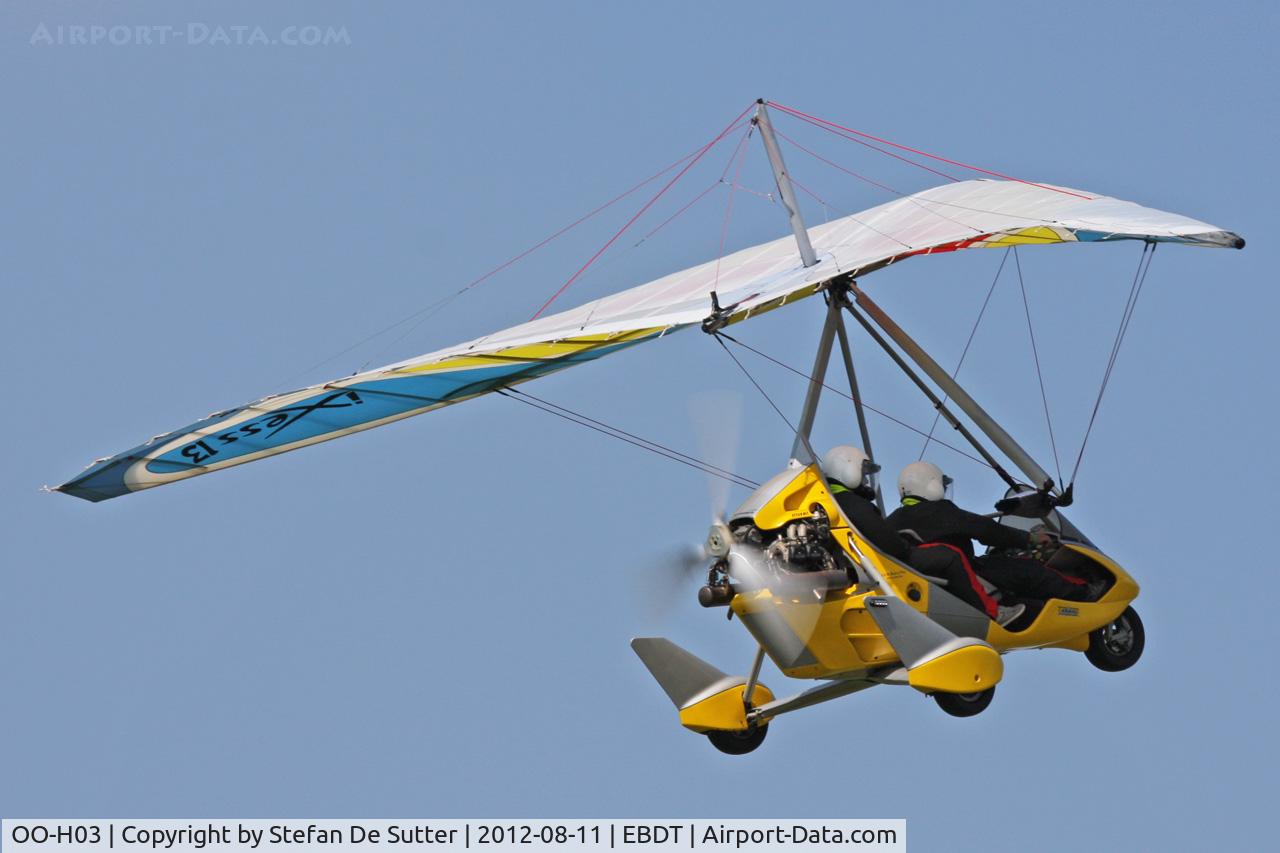 OO-H03, 2005 Air Creation Tanarg 912 C/N T05057, Schaffen Fly In 2012.