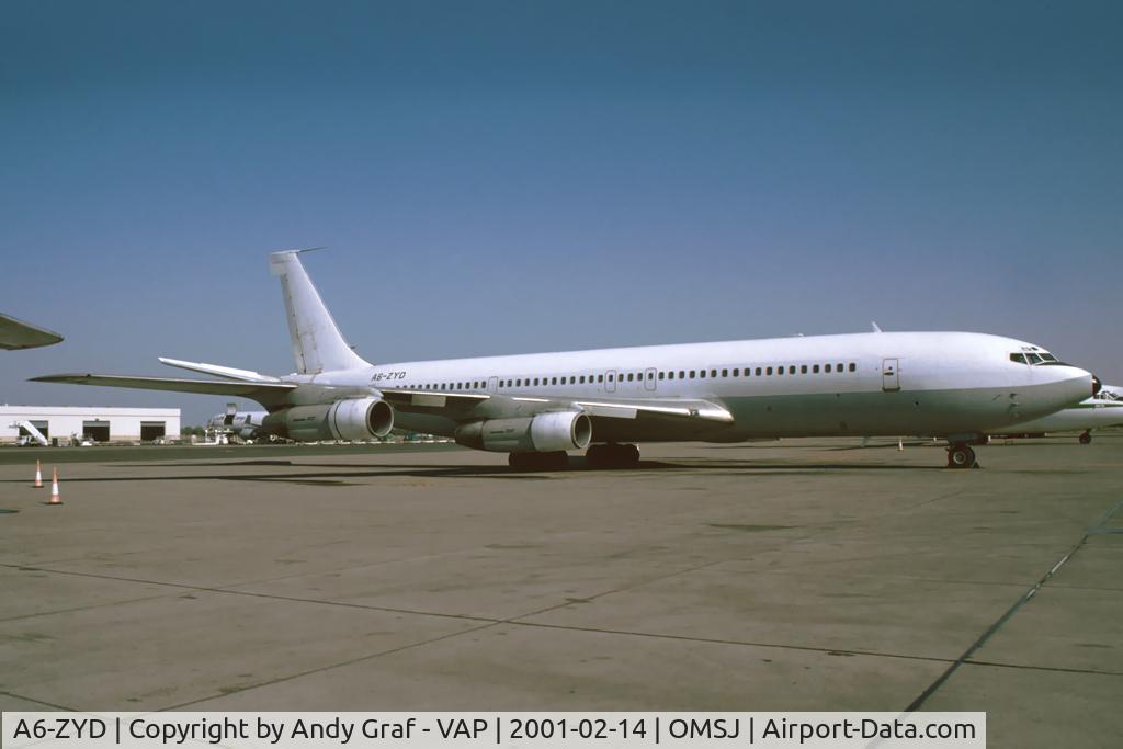 A6-ZYD, 1973 Boeing 707-3J6C C/N 20718, Boeing 707-300