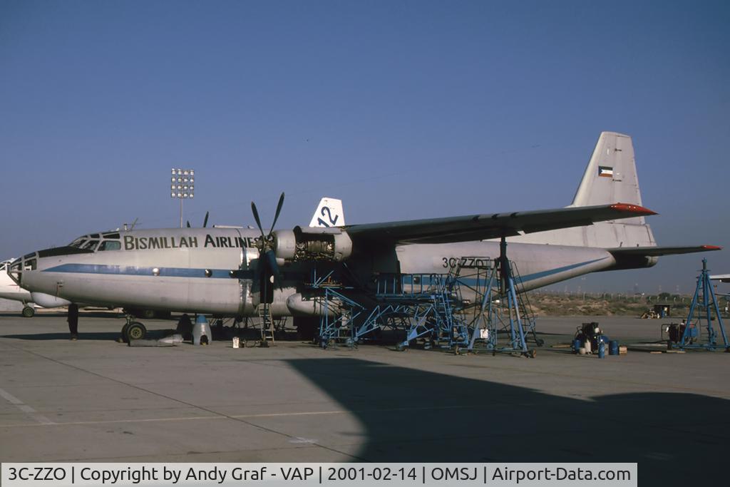 3C-ZZO, 1960 Antonov An-8 C/N 53440, Bismillah Airlines AN8