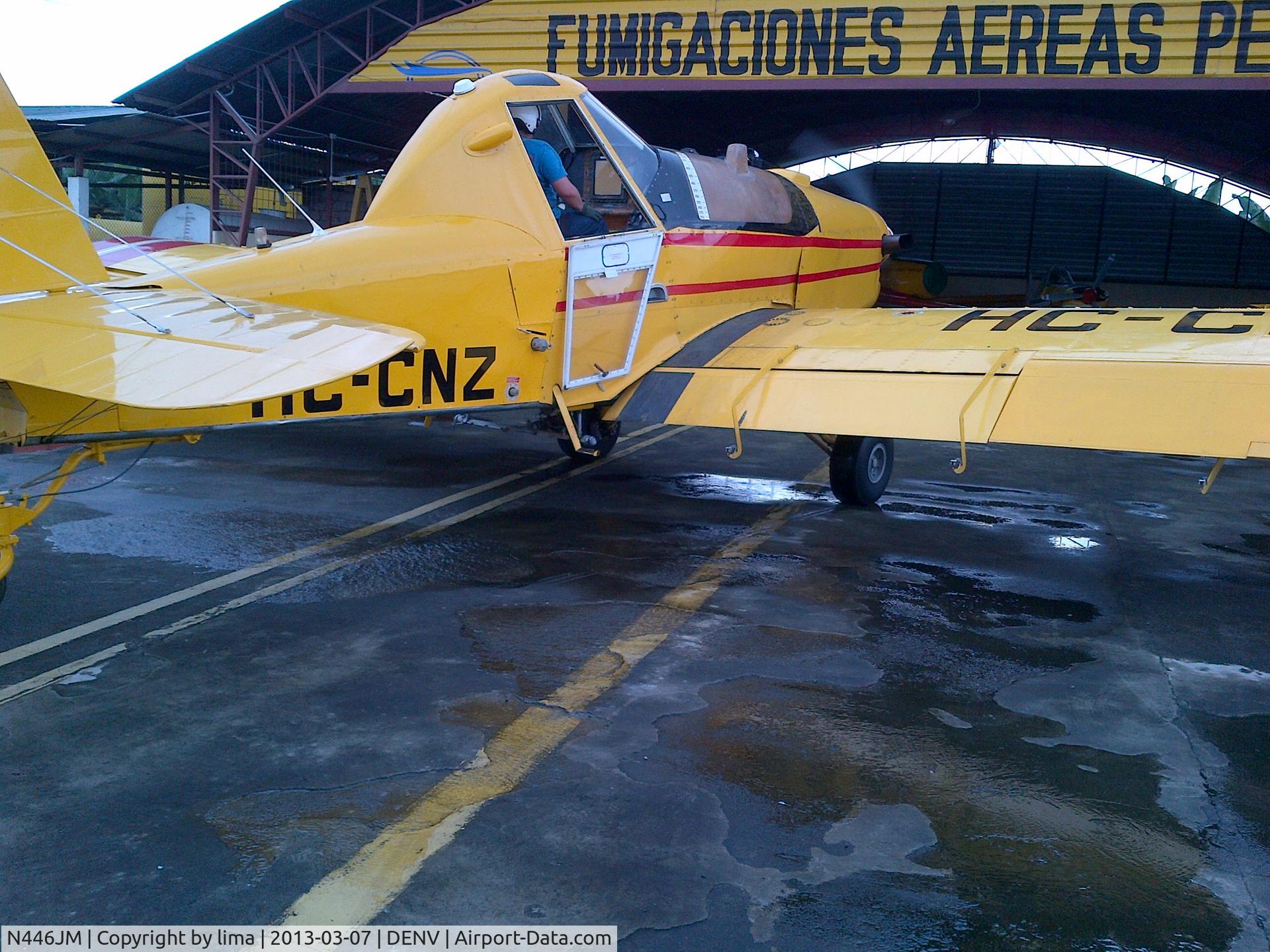 N446JM, North American Rockwell S-2R C/N 1540R, Pista Perez
