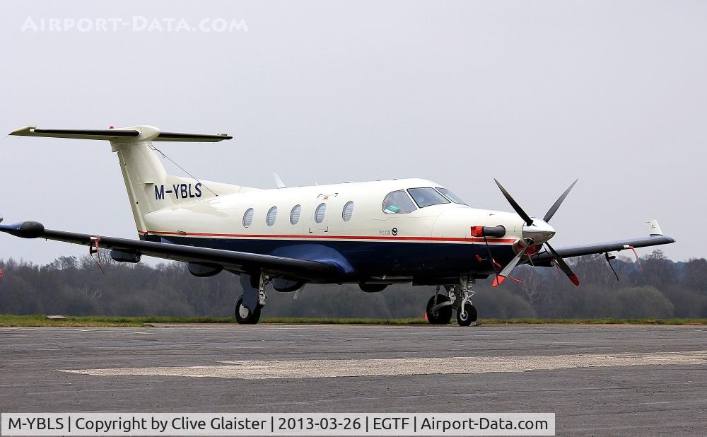 M-YBLS, 1997 Pilatus PC-12/45 C/N 176, Ex: HB-FSL(2) > N176BS > VP-BLS > M-YBLS - Owned to, BL Schroeder since January 2013