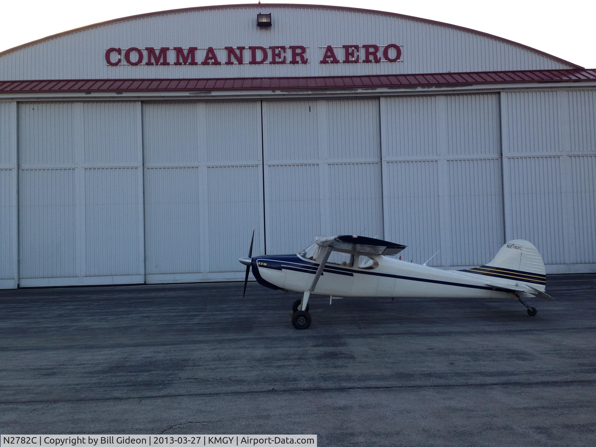 N2782C, 1954 Cessna 170B C/N 26326, Dayton Wright-Brothers Airport
