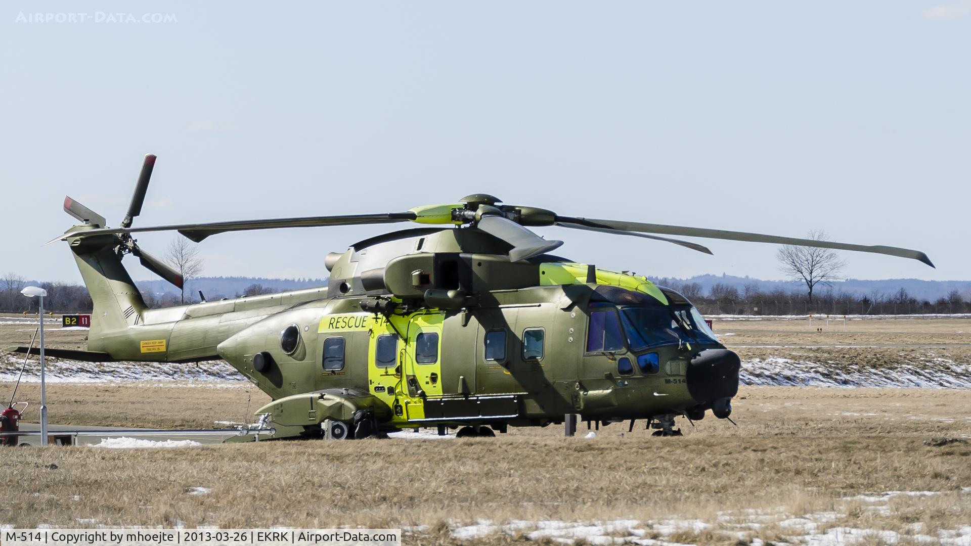 M-514, 2007 AgustaWestland EH-101 Mk.512 Merlin Joint Supporter C/N 50165, Roskilde Airport