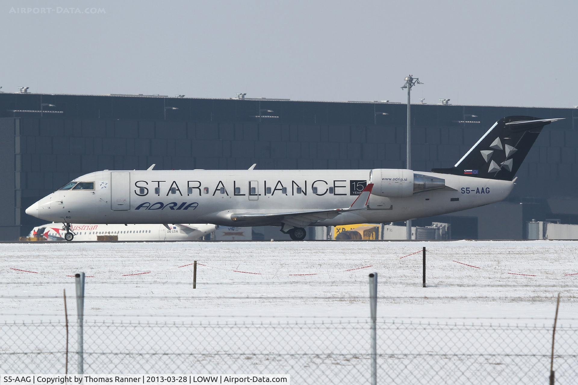 S5-AAG, 2000 Canadair CRJ-200LR (CL-600-2B19) C/N 7384, Adria Airways CRJ-200
