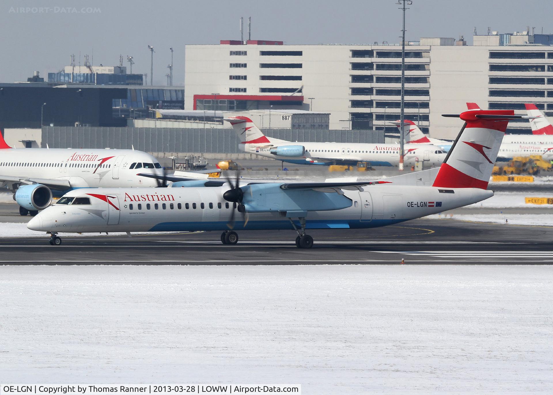 OE-LGN, 2010 De Havilland Canada DHC-8-402Q Dash 8 C/N 4326, Austrian DHC-8