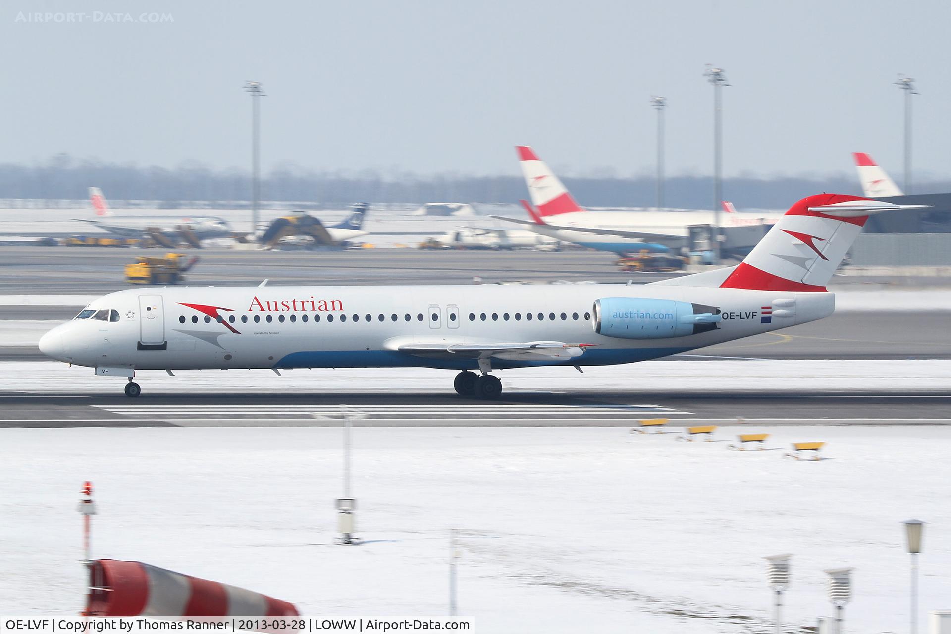 OE-LVF, 1993 Fokker 100 (F-28-0100) C/N 11483, Austrian Fokker 100