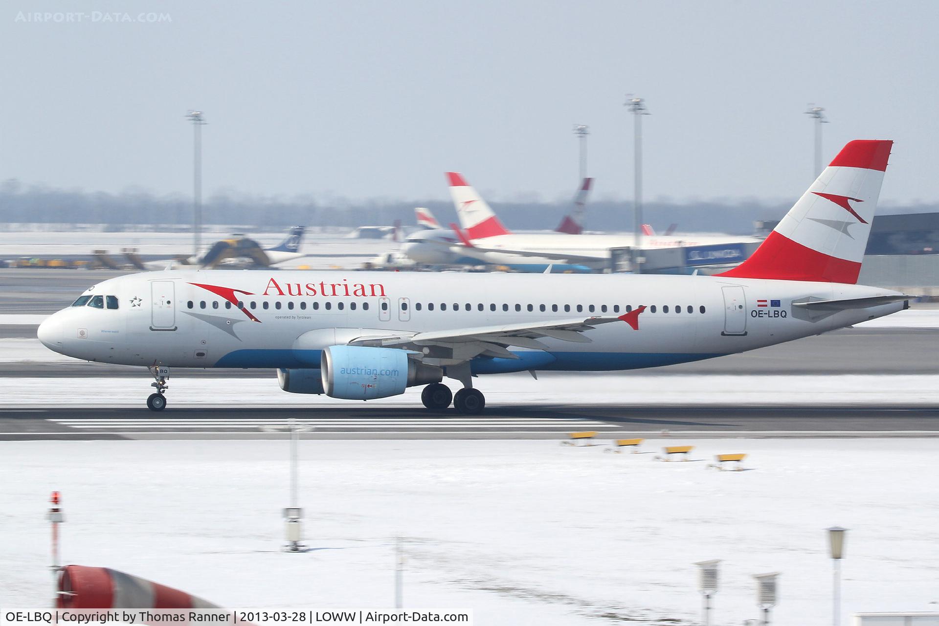 OE-LBQ, 1999 Airbus A320-214 C/N 1137, Austrian Airbus A320