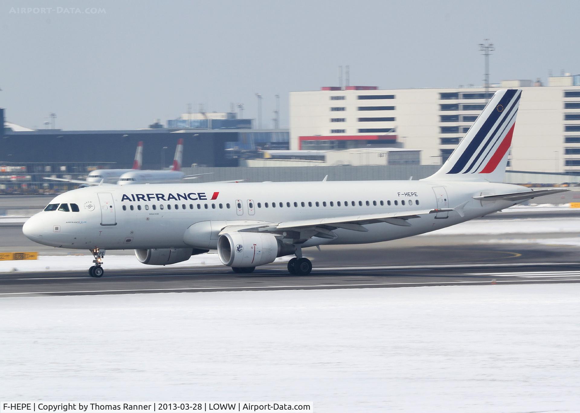 F-HEPE, 2010 Airbus A320-214 C/N 4298, Air France Airbus A320