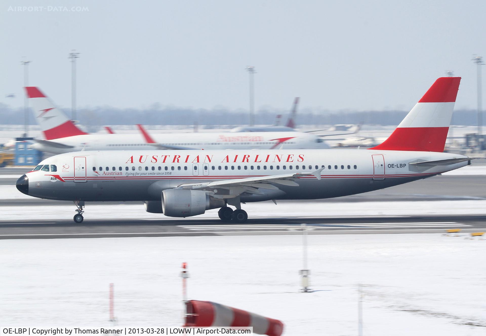 OE-LBP, 1998 Airbus A320-214 C/N 797, Austrian Airbus A320