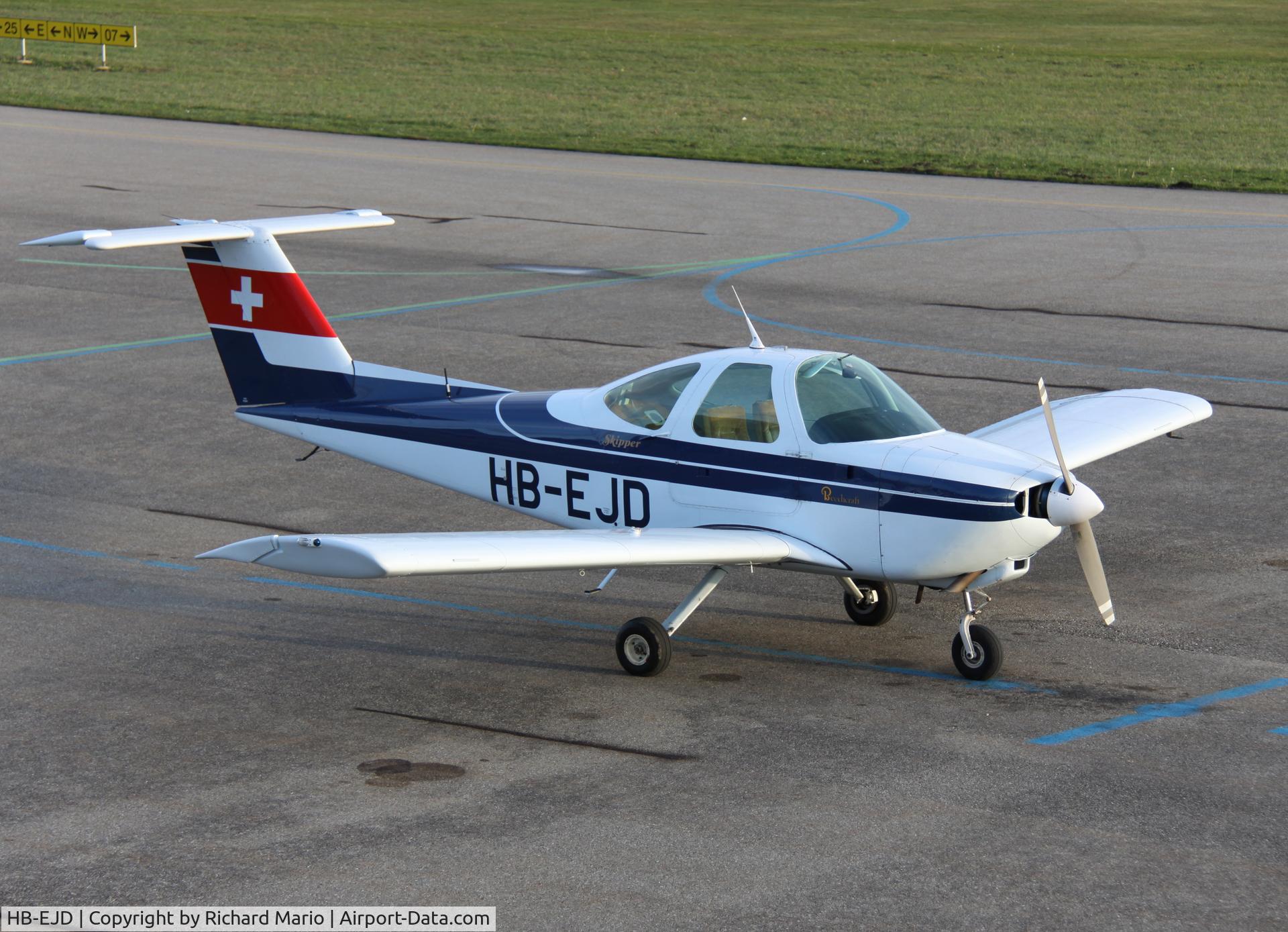HB-EJD, 1980 Beech 77 Skipper C/N WA-136, at Grenchen LSZG October 2010
