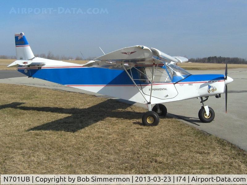 N701UB, 2007 Zenair CH-701SP C/N 7-5848, On the ramp at Urbana, Ohio