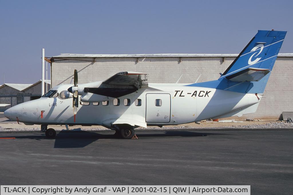 TL-ACK, Let L-410UVP-3 Turbolet C/N 892225, Centrafrican Airlines L-410