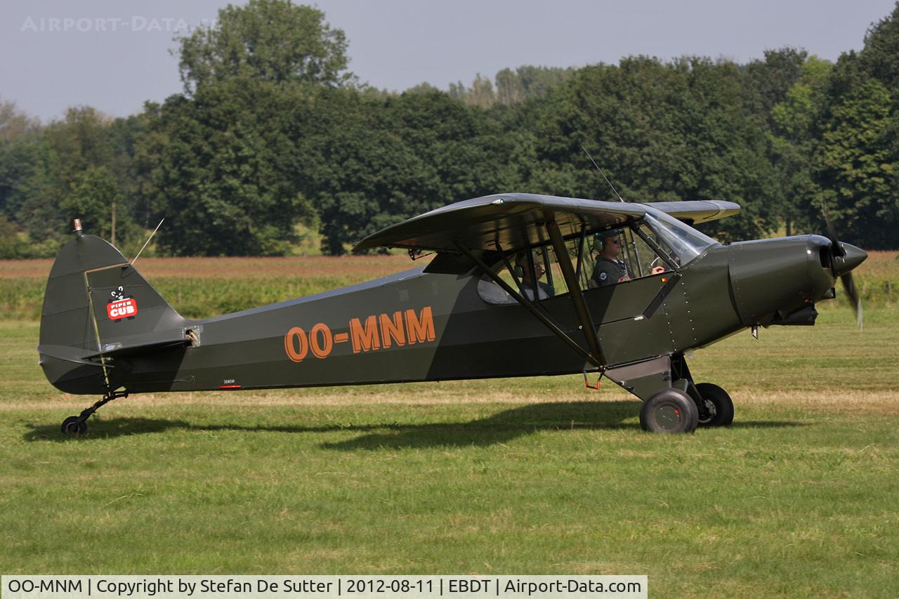 OO-MNM, 1979 Piper PA-18-150 Super Cub C/N 18-8009035, Schaffen Fly In 2012.