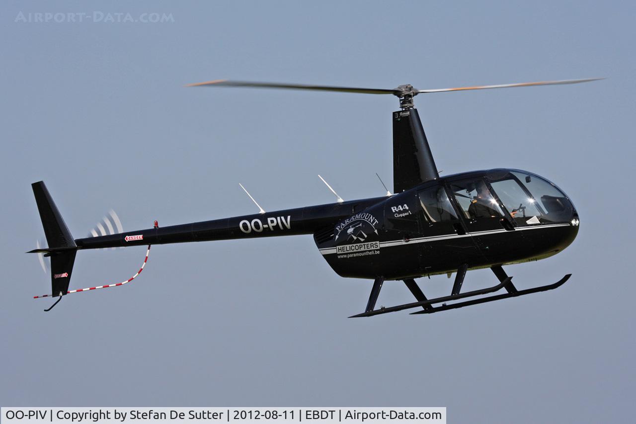 OO-PIV, 2010 Robinson R44 Raven I C/N 2009, Schaffen Fly In 2012.