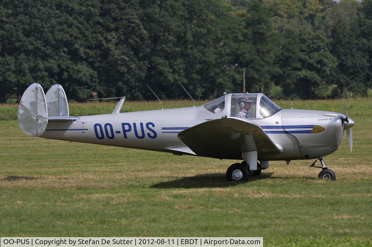 OO-PUS, 1947 Erco 415D Ercoupe C/N 4577, Schaffen Fly In 2012.