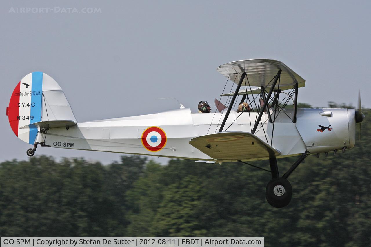 OO-SPM, Stampe-Vertongen SV-4C C/N 349, Schaffen Fly In 2012.