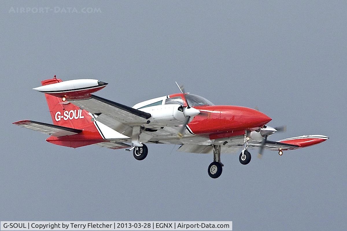 G-SOUL, 1975 Cessna 310R C/N 310R-0140, 1975 Cessna 310R, c/n: 310R-0140 at EMA