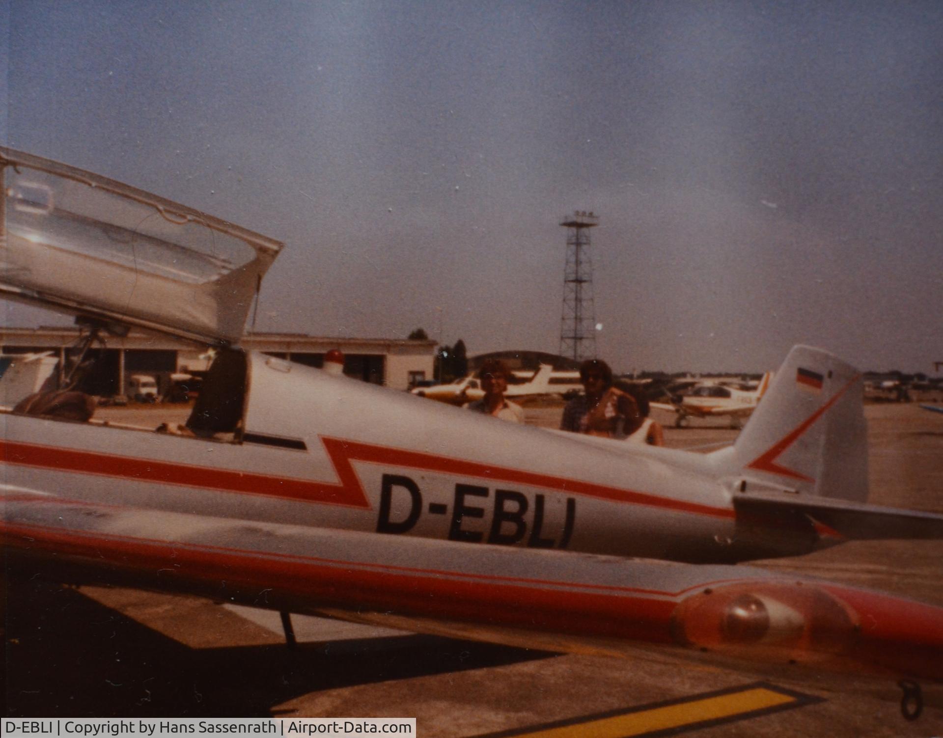 D-EBLI, Bolkow Bo-207 C/N 223, Plane of my father and his friends. In the early 1980s.