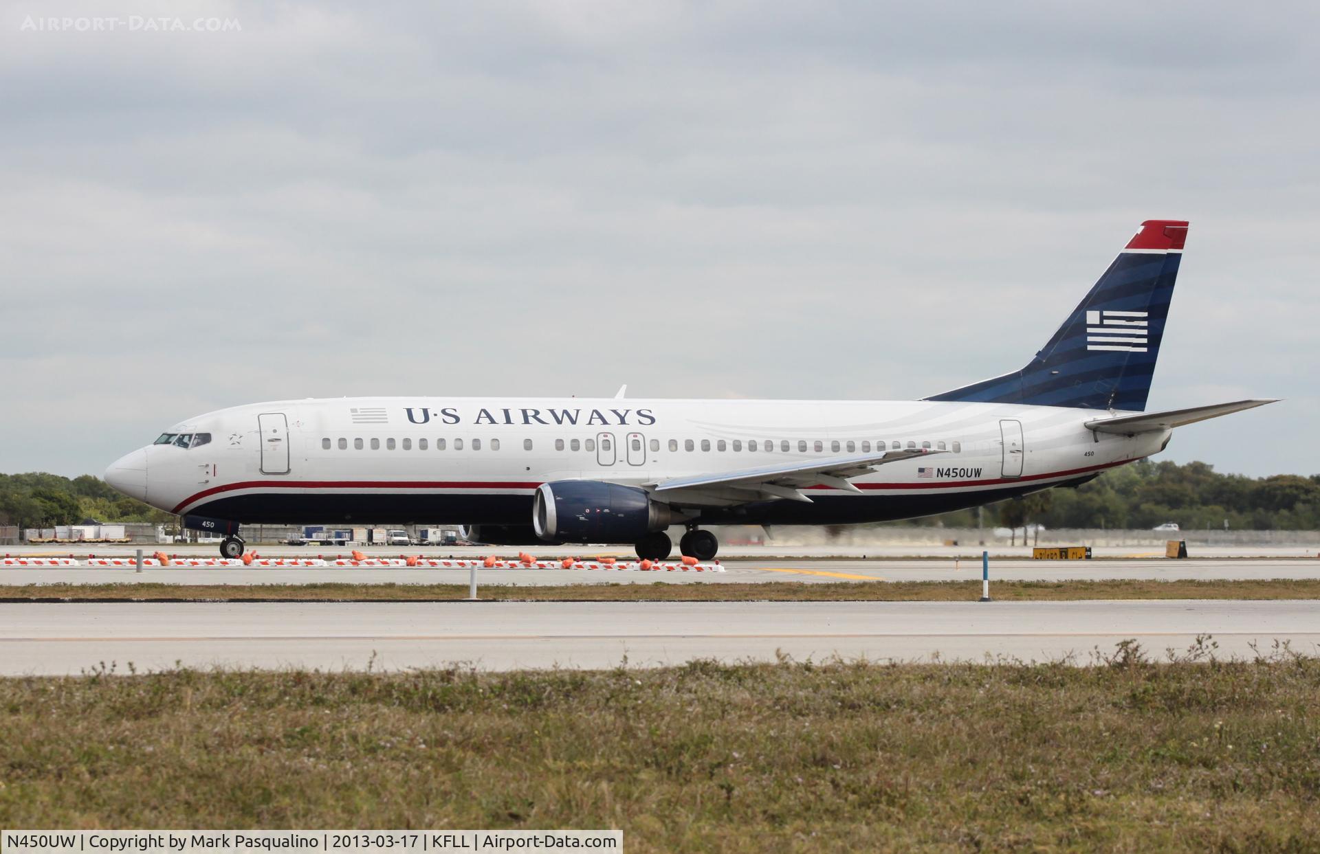 N450UW, 1990 Boeing 737-4B7 C/N 24933, Boeing 737-400