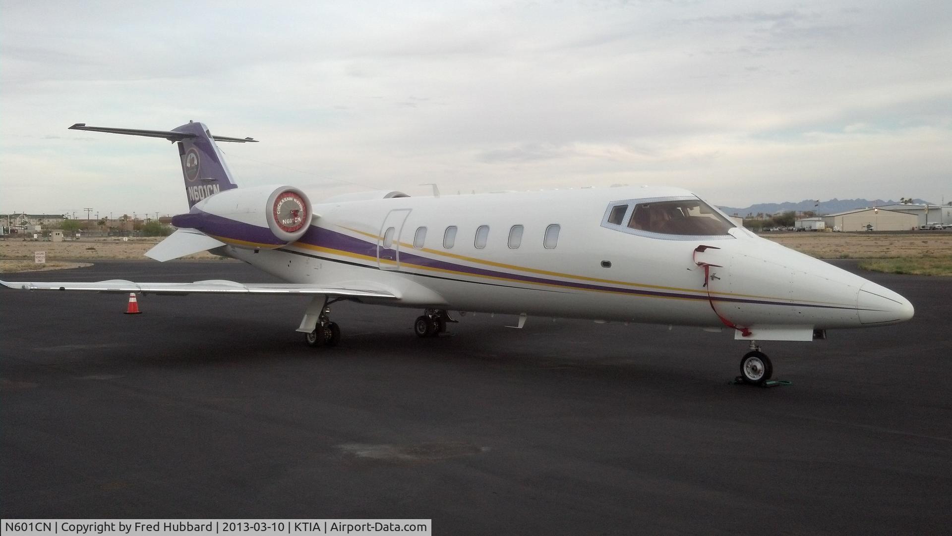 N601CN, 1996 Learjet Inc 60 C/N 087, Shot at Tucson International Airport, at the Million Air apron.